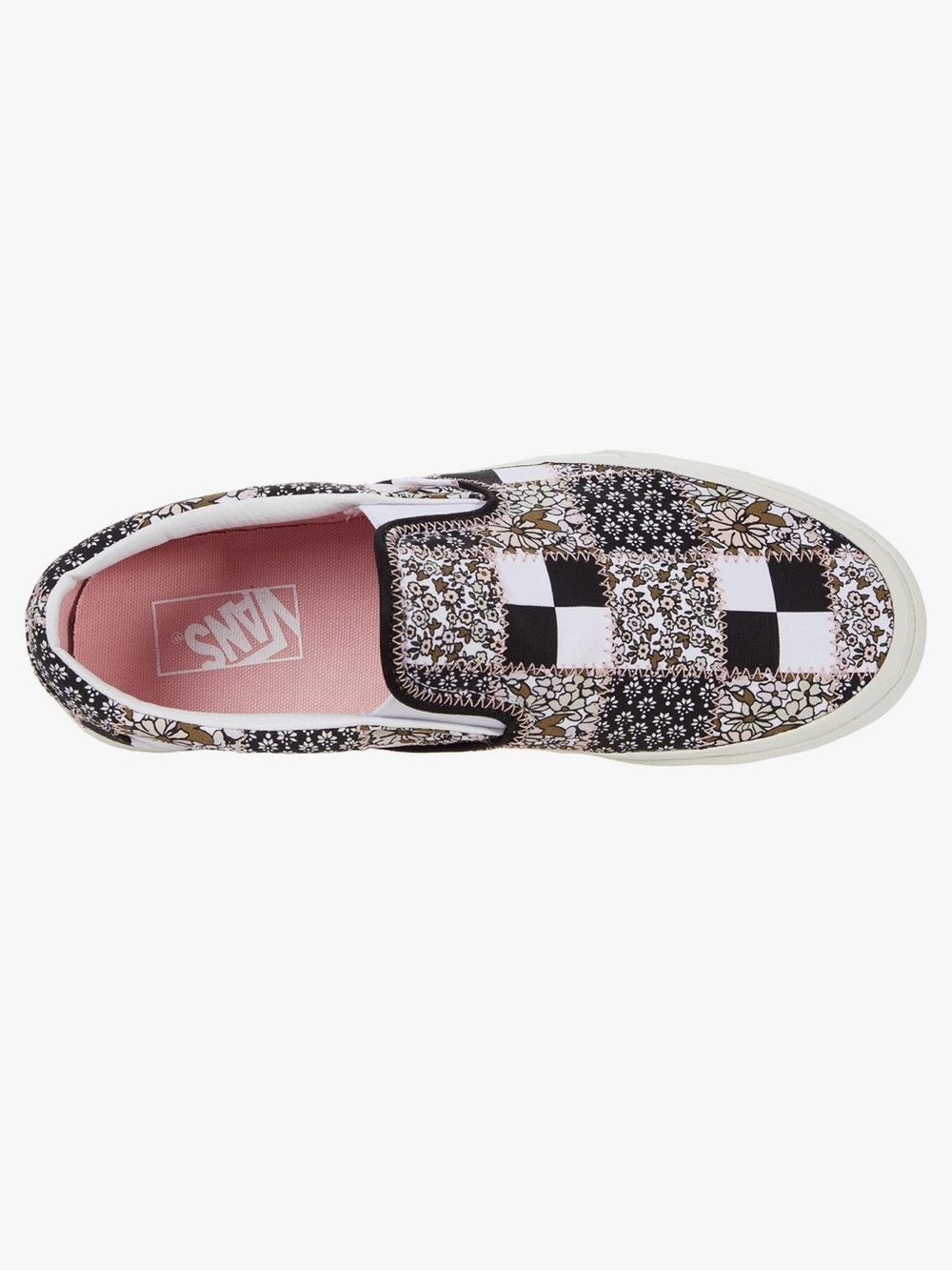 Vans Patchwork Classic Slip-On Shoes - Picture 2 of 11